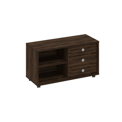 Тумба сервисная 3 ящика без замка универсальная дуб ристретто В 202 ДР