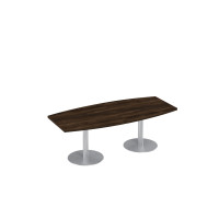 Стол для переговоров на опорах-колоннах дуб ристретто В 325 ДР