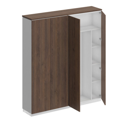 Шкаф с дополнением дуб гладстоун / белый премиум / дуб гладстоун СИ 311 ДГ БП ДГ