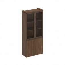 Шкаф для документов 90см орех тоскана МК 343 ОТ