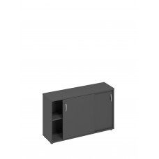 Шкаф-купе низкий (для 2-х столов 60) антрацит премиум А4 330 АР