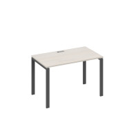 Стол письменный на металлокаркасе UNO дуб / металлокаркас антрацит А4 А1 013 ДШ