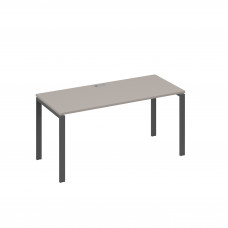 Стол письменный на металлокаркасе UNO мокко премиум / металлокаркас антрацит А4 А1 015 МП