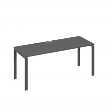 Стол письменный на металлокаркасе UNO антрацит премиум / металлокаркас антрацит А4 А1 016 АР