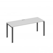 Стол письменный на металлокаркасе UNO серый / металлокаркас антрацит А4 А1 016 СЕ