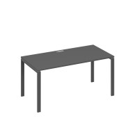Стол письменный на металлокаркасе UNO антрацит премиум / металлокаркас антрацит А4 А1 025 АР