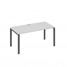 Стол письменный на металлокаркасе UNO серый / металлокаркас антрацит А4 А1 025 СЕ