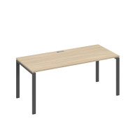 Стол письменный на металлокаркасе UNO дуб скандинавский / металлокаркас антрацит А4 А1 026 ДК