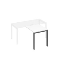 Брифинг-приставка каркас UNO металл белый премиум / металлокаркас антрацит А4 А1 073 БП