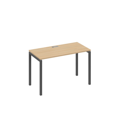 Стол письменный на металлокаркасе DUE натуральный дуб / металлокаркас антрацит А4 А2 003 НД