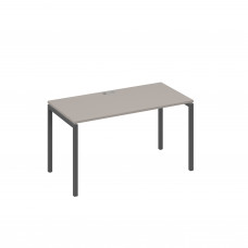 Стол 140x70 письменный на каркасе DUE мокко премиум / металлокаркас антрацит А4 А2 014 МП