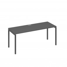 Стол письменный на металлокаркасе DUE антрацит премиум / металлокаркас антрацит А4 А2 016 АР