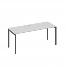 Стол письменный на металлокаркасе DUE серый / металлокаркас антрацит А4 А2 016 СЕ