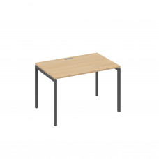 Стол письменный на металлокаркасе DUE натуральный дуб / металлокаркас антрацит А4 А2 023 НД