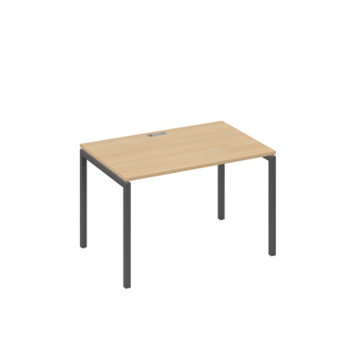 Стол письменный на металлокаркасе DUE натуральный дуб / металлокаркас антрацит А4 А2 023 НД