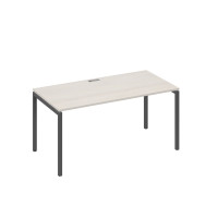 Стол письменный на металлокаркасе DUE дуб / металлокаркас антрацит А4 А2 025 ДШ