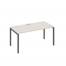 Стол письменный на металлокаркасе DUE дуб / металлокаркас антрацит А4 А2 025 ДШ