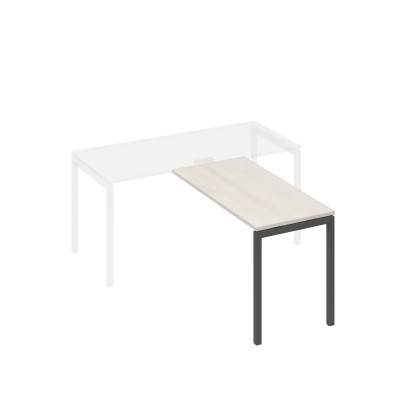 Брифинг-приставка металлокаркас DUE дуб / металлокаркас антрацит А4 А2 072 ДШ