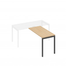 Брифинг-приставка металлокаркас DUE натуральный дуб / металлокаркас антрацит А4 А2 072 НД