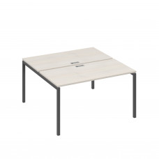 Рабочая станция опоры DUE 2х140 дуб / металлокаркас антрацит А4 А2 174 ДШ