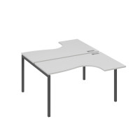 Станция каркас DUE столы (2х140) Классика серый / металлокаркас антрацит А4 А2 181 СЕ