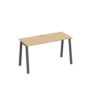 Стол письменный на металлокаркасе TRE натуральный дуб / металлокаркас антрацит А4 А3 004 НД