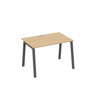 Стол письменный на металлокаркасе TRE натуральный дуб / металлокаркас антрацит А4 А3 023 НД