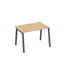 Стол письменный на металлокаркасе TRE натуральный дуб / металлокаркас антрацит А4 А3 023 НД