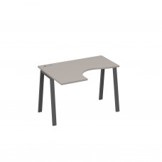 Стол левый "Классика" эргономичный металлокаркас TRE мокко премиум / металлокаркас антрацит А4 А3 031 МП