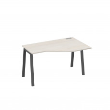 Стол эргономичный правый "Техно" на металлокаркасе TRE дуб / металлокаркас антрацит А4 А3 054 ДШ