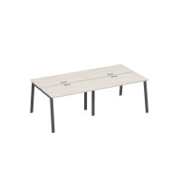 Рабочая станция на металлокаркасе TRE (4х120) дуб / металлокаркас антрацит А4 А3 170-2 ДШ