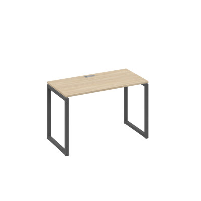 Стол письменный на металлокаркасе QUATTRO дуб скандинавский / металлокаркас антрацит А4 А4 003 ДК