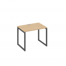 Стол письменный на металлокаркасе QUATTRO натуральный дуб / металлокаркас антрацит А4 А4 012 НД