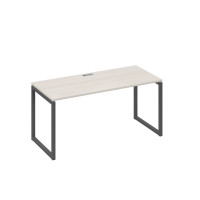 Стол письменный на металлокаркасе QUATTRO дуб / металлокаркас антрацит А4 А4 015 ДШ