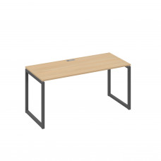 Стол письменный на металлокаркасе QUATTRO натуральный дуб / металлокаркас антрацит А4 А4 015 НД