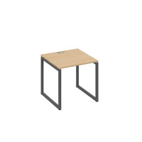 Стол письменный на металлокаркасе QUATTRO натуральный дуб / металлокаркас антрацит А4 А4 021 НД