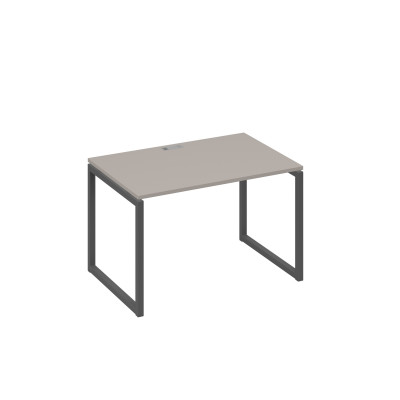 Стол письменный на металлокаркасе QUATTRO мокко премиум / металлокаркас антрацит А4 А4 023 МП