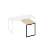 Брифинг-приставка опоры QUATTRO дуб скандинавский / металлокаркас антрацит А4 А4 071 ДК