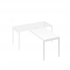 Брифинг-приставка каркас DUE металлический белый премиум / металлокаркас белый А4 Б2 074 БП