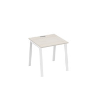 Стол письменный на металлокаркасе TRE дуб / металлокаркас белый А4 Б3 021 ДШ