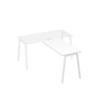 Брифинг-приставка опоры TRE белый премиум / металлокаркас белый А4 Б3 072 БП