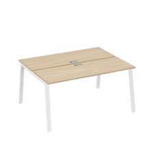 Станция 2х160 рабочая с металлокаркасом TRE дуб скандинавский / металлокаркас белый А4 Б3 172 ДК