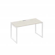Стол письменный на металлокаркасе QUATTRO дуб / металлокаркас белый А4 Б4 014 ДШ