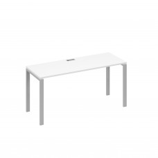 Стол письменный на металлокаркасе UNO белый премиум / металлокаркас серый А4 С1 005 БП