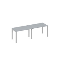 Станция на каркасе UNO 2х120 рабочая серый / металлокаркас серый А4 С1 013-2 СЕ