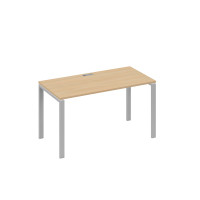Стол письменный на металлокаркасе UNO натуральный дуб / металлокаркас серый А4 С1 014 НД