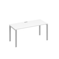 Стол письменный на металлокаркасе UNO белый премиум / металлокаркас серый А4 С1 015 БП