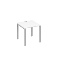 Стол письменный на металлокаркасе UNO белый премиум / металлокаркас серый А4 С1 021 БП