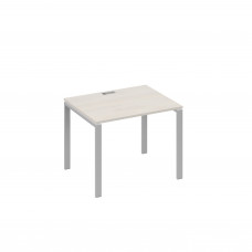 Стол письменный на металлокаркасе UNO дуб / металлокаркас серый А4 С1 022 ДШ