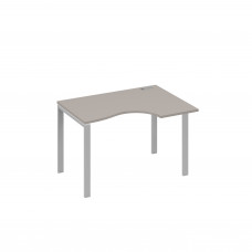 Стол эргономичный правый "Классика" на металлокаркасе UNO мокко премиум / металлокаркас серый А4 С1 042 МП